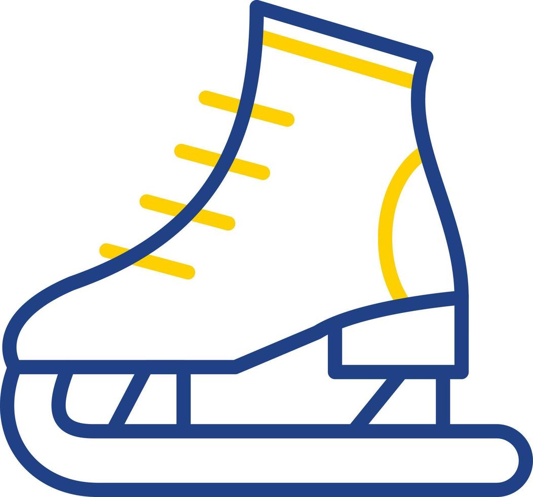 Ice Skating Vector Icon Design