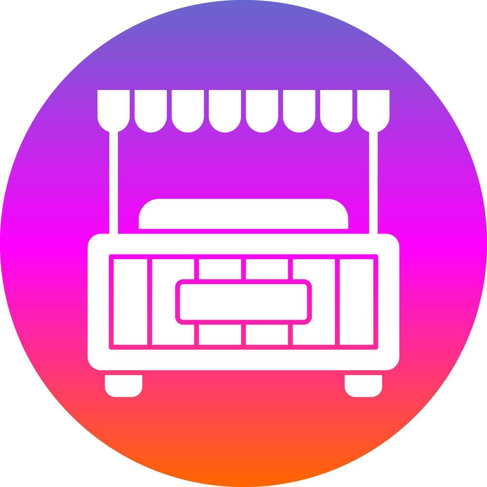 Food Stall Vector Icon Design