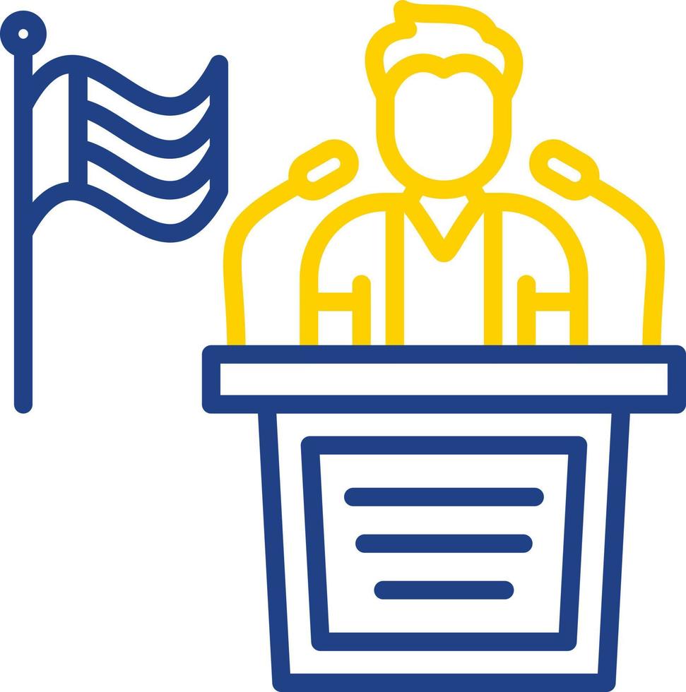 Politician Vector Icon Design