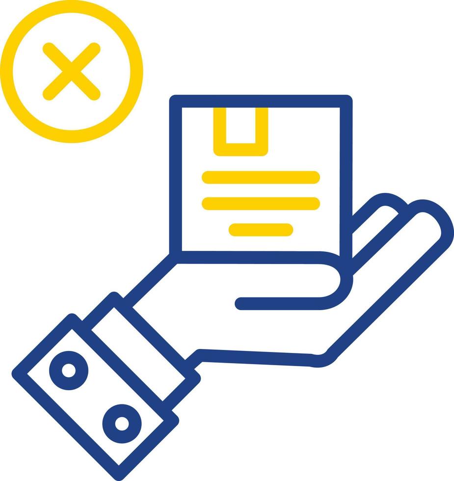 Reject Vector Icon Design