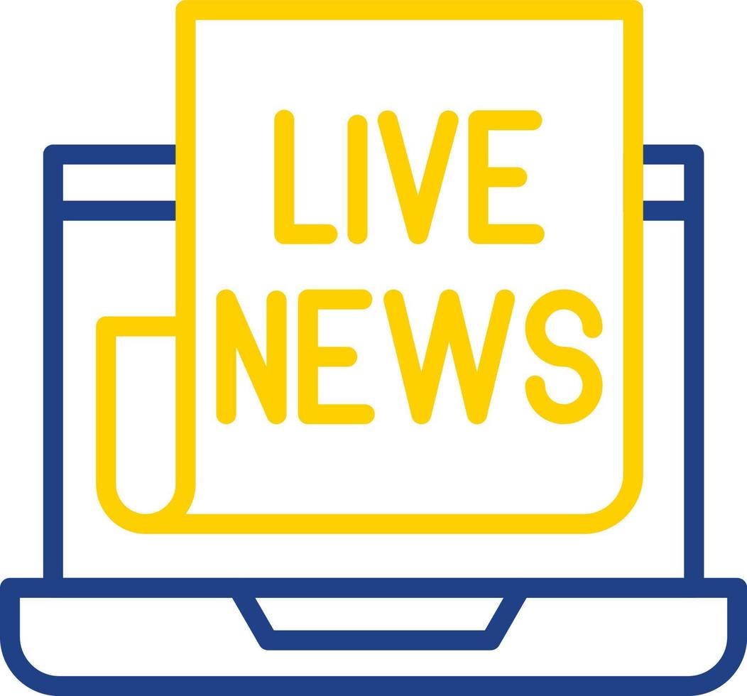 Live News Vector Icon Design