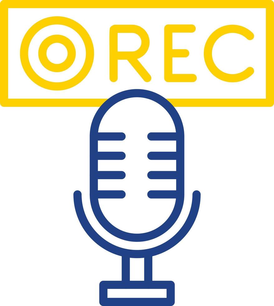 Recording Vector Icon Design