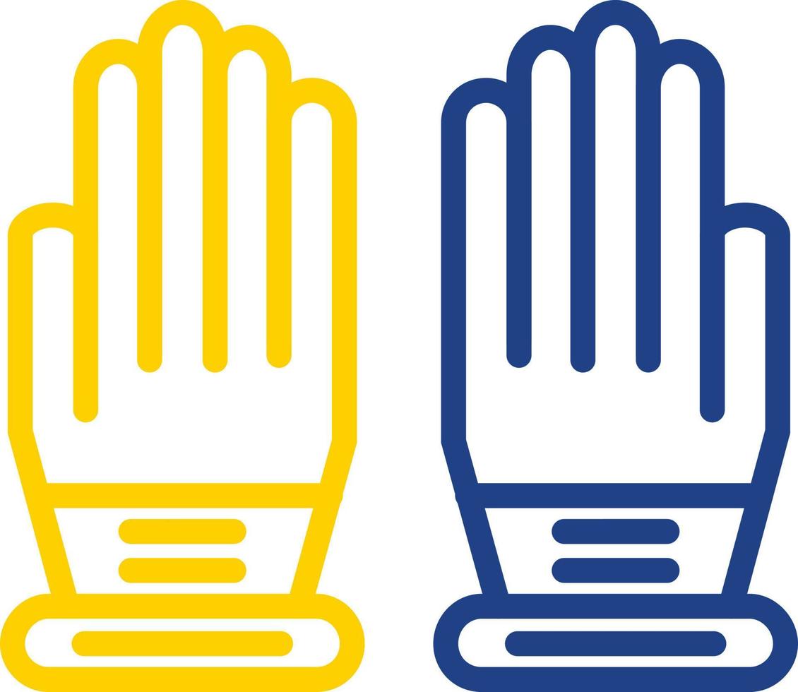 Gloves Vector Icon Design