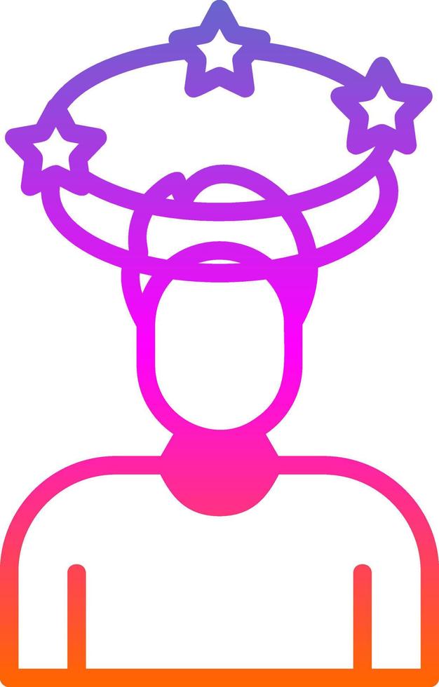 Dizzy Vector Icon Design