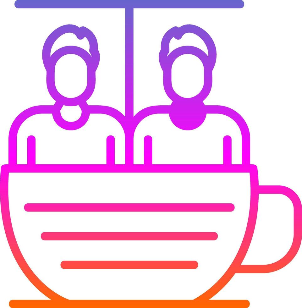 Tea Cup Ride Vector Icon Design 16946234 Vector Art at Vecteezy