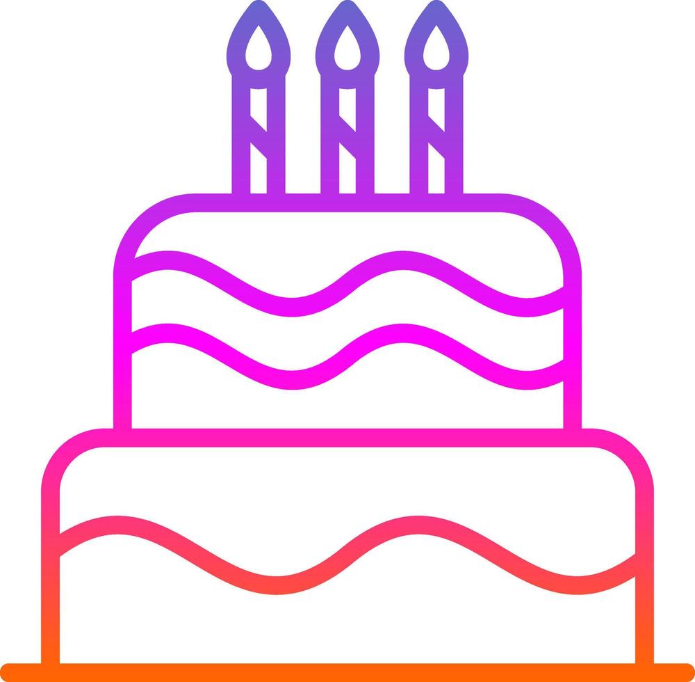 Cake Vector Icon Design