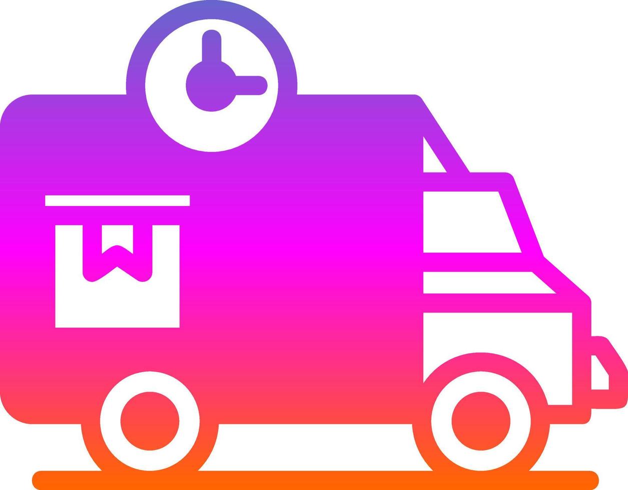 Delivery Time Vector Icon Design