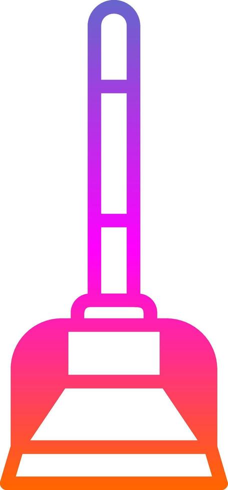 Dustpan Vector Icon Design