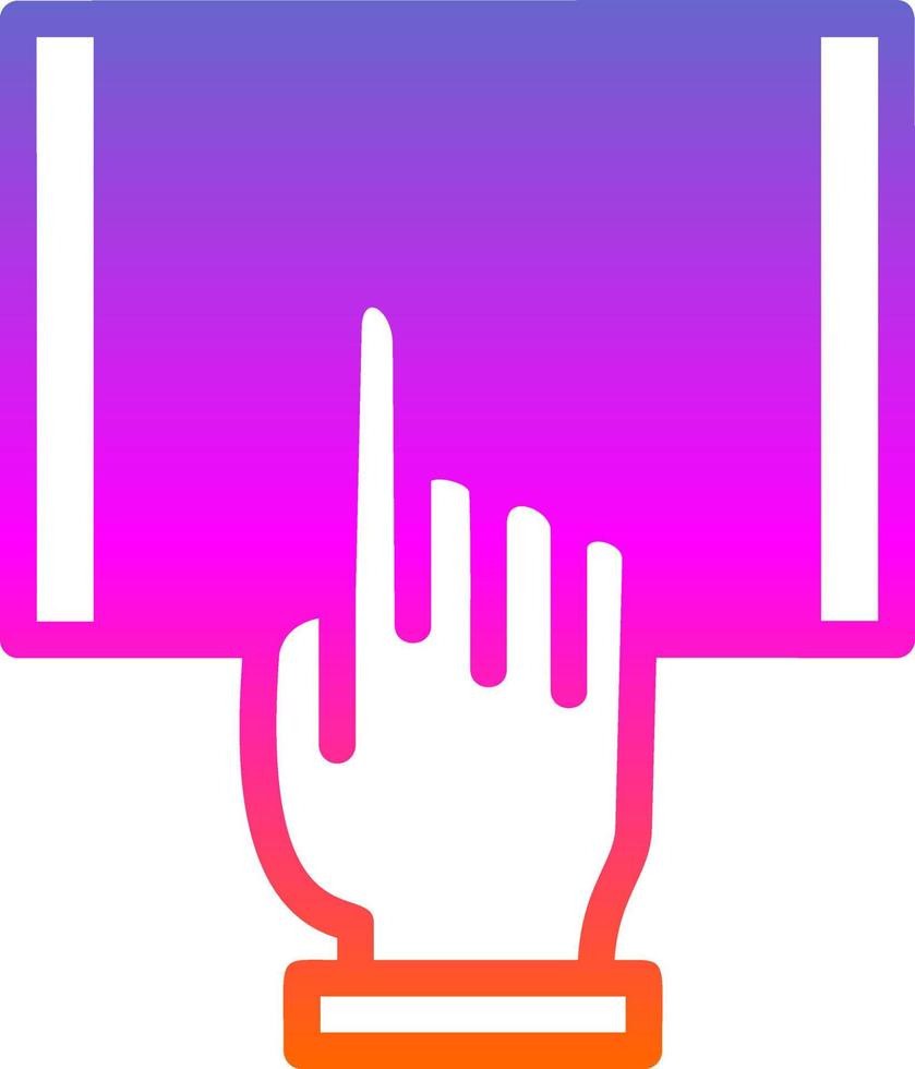Touch Screen Vector Icon Design