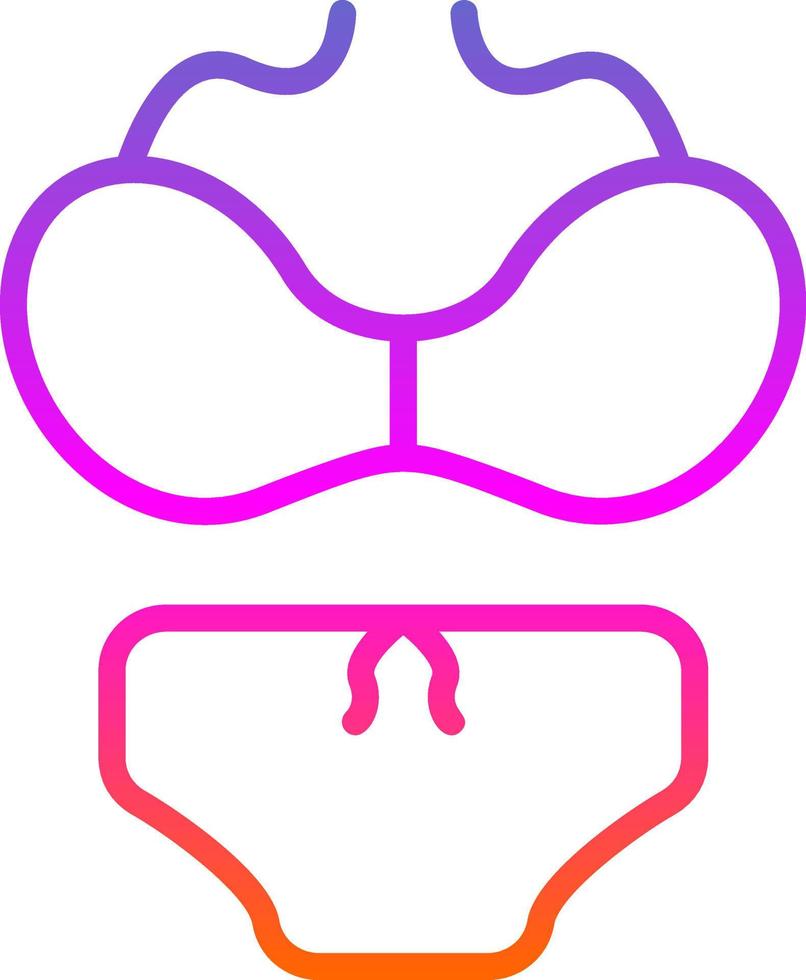 Swimsuit Vector Icon Design