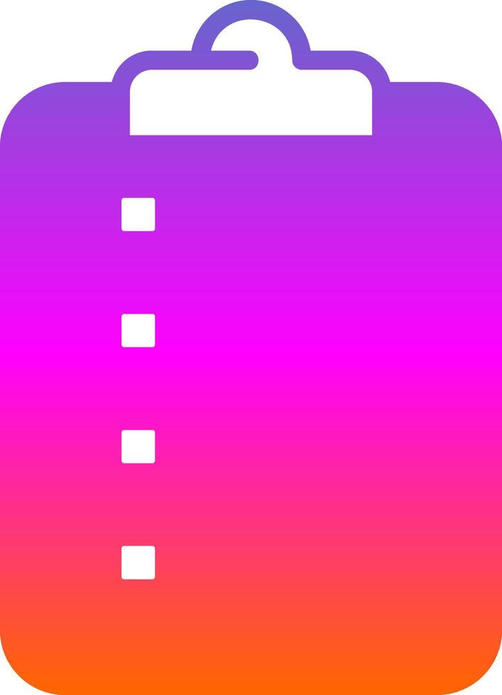 Clipboard Vector Icon Design