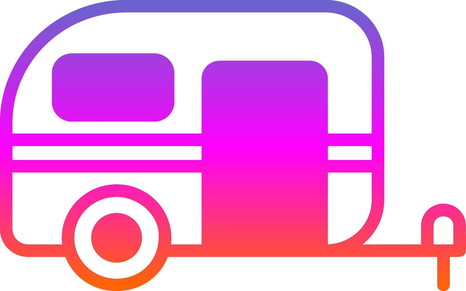 Caravan Vector Icon Design