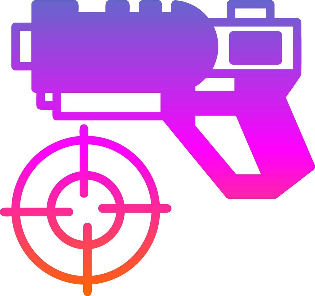 Shooting Game Vector Icon Design