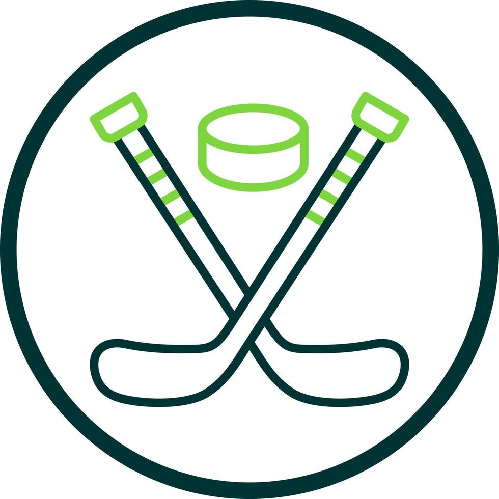 Ice Hockey Vector Icon Design