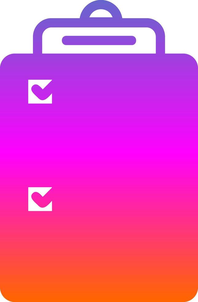 Checklist Vector Icon Design