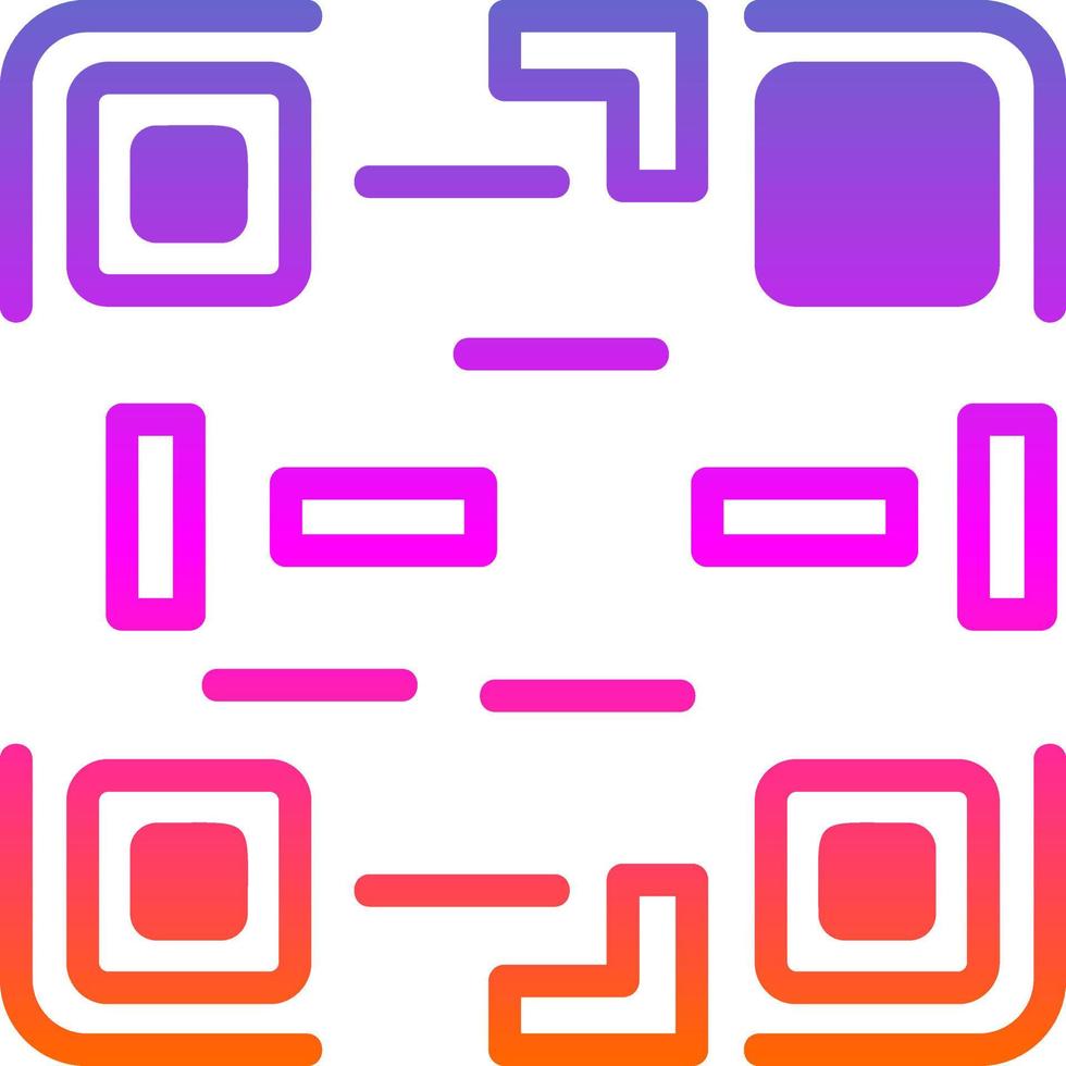 Qr Code Vector Icon Design