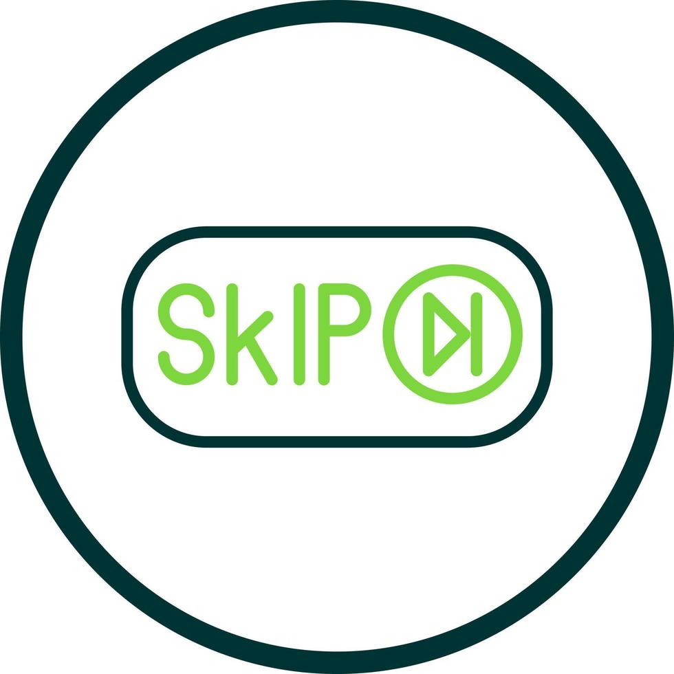 Skip Ad Vector Icon Design