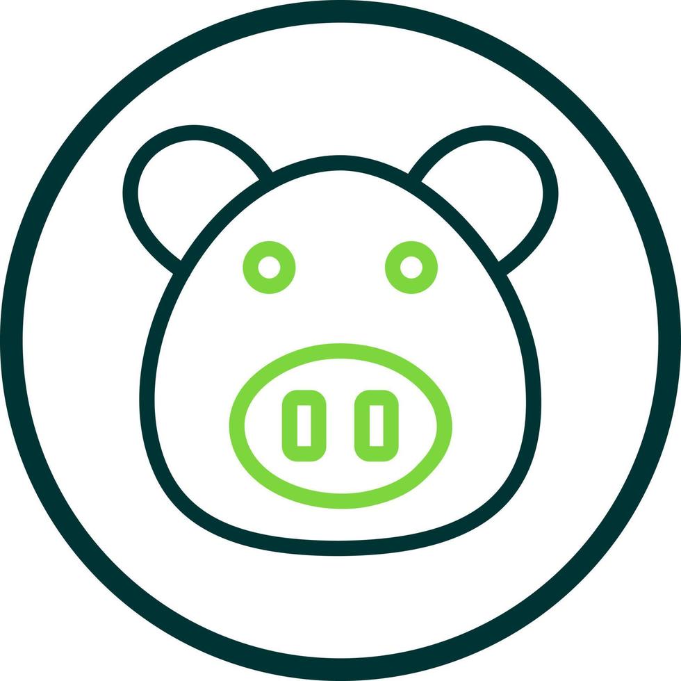 Pig Vector Icon Design