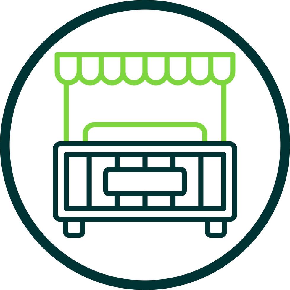 Food Stall Vector Icon Design