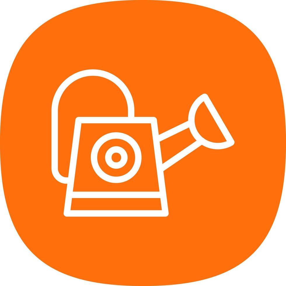 Watering Can Vector Icon Design