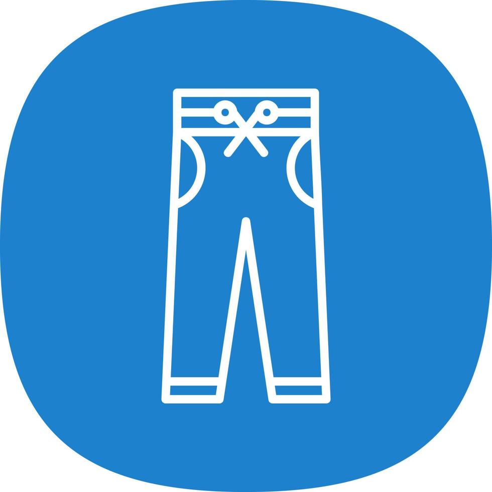 Trousers Vector Icon Design