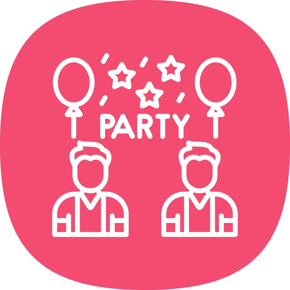 Party Vector Icon Design