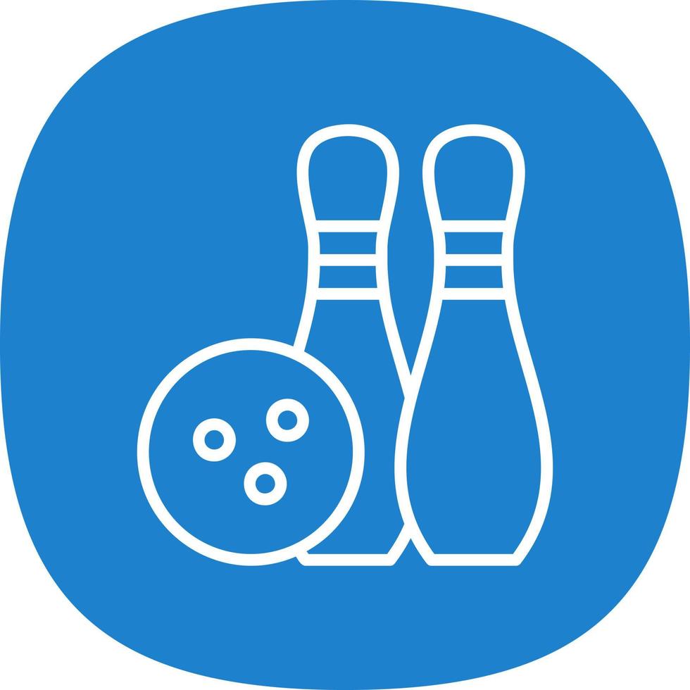 Bowling Vector Icon Design