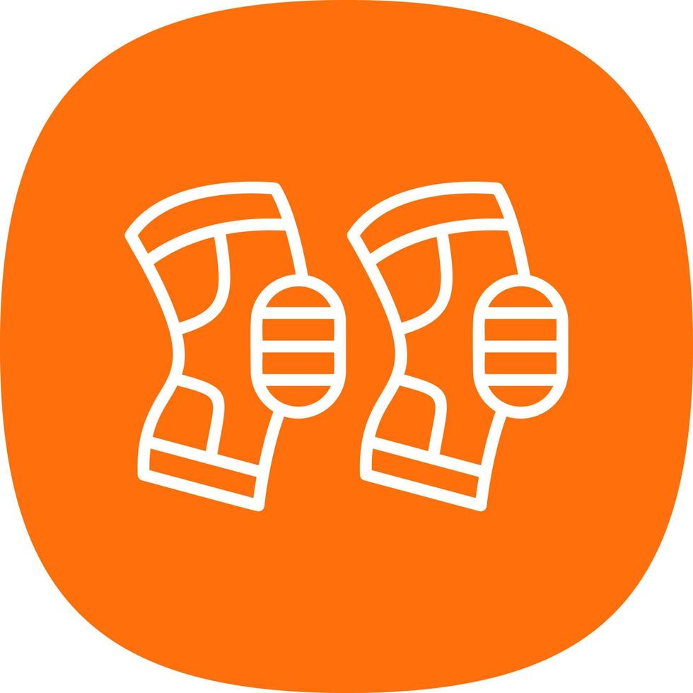 Kneepad Vector Icon Design