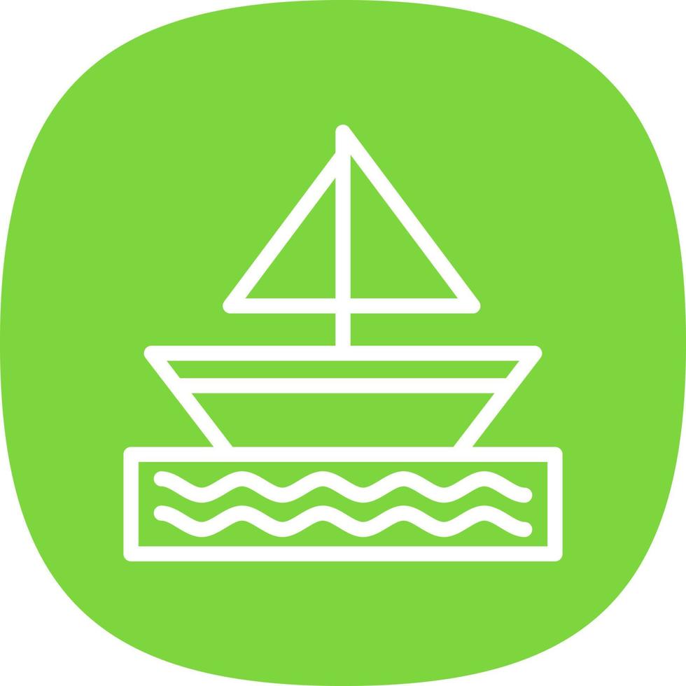 diseño de icono de vector de barco