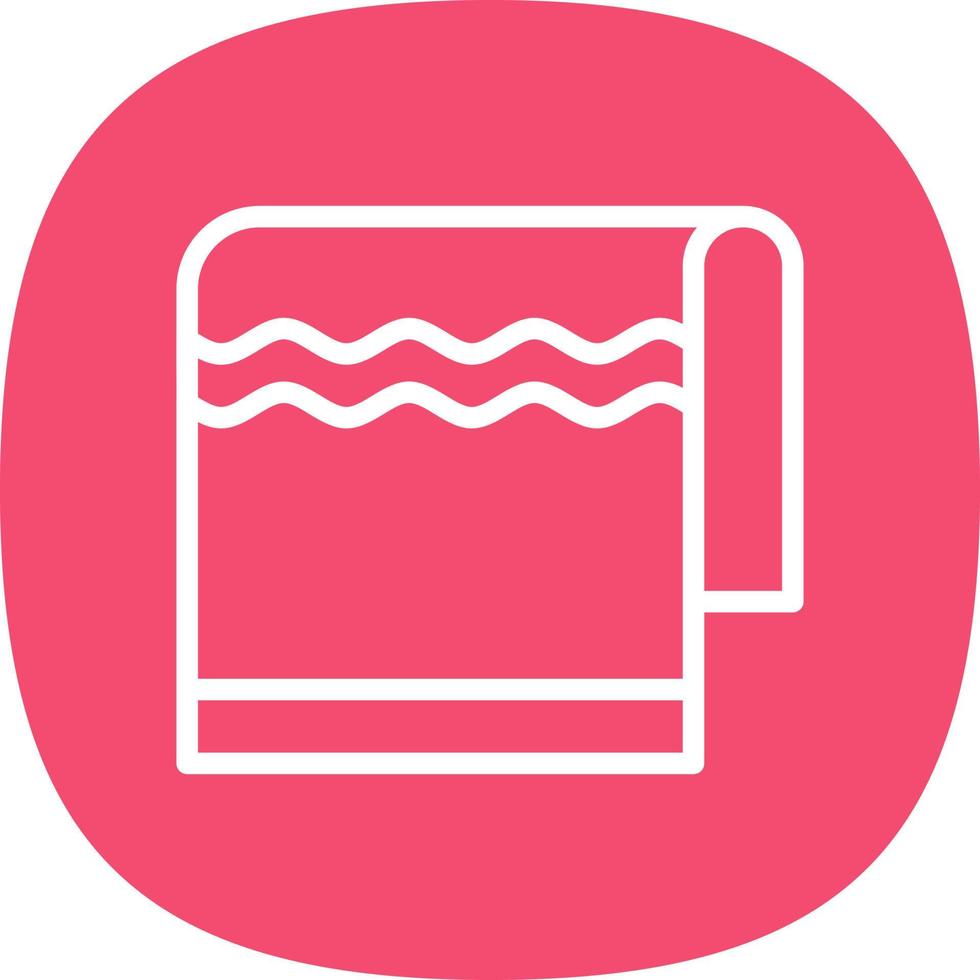Towel Vector Icon Design