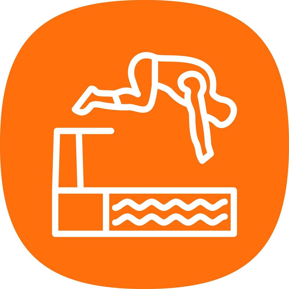 Jump Vector Icon Design