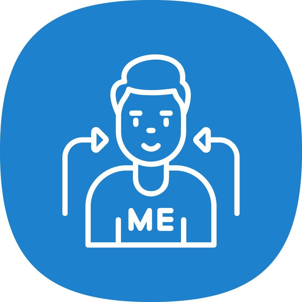 Myself Vector Icon Design