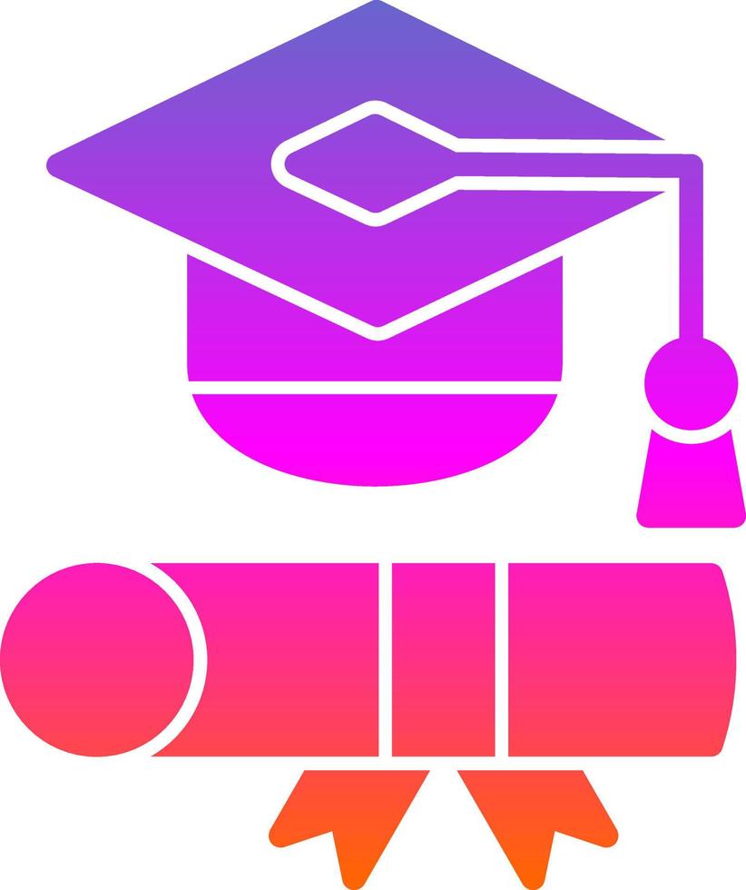 Graduation Toga Vector Icon Design