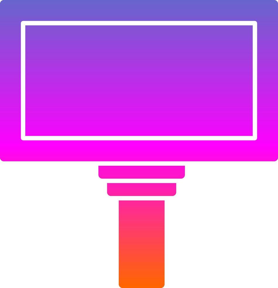 Hanging Billboard Vector Icon Design