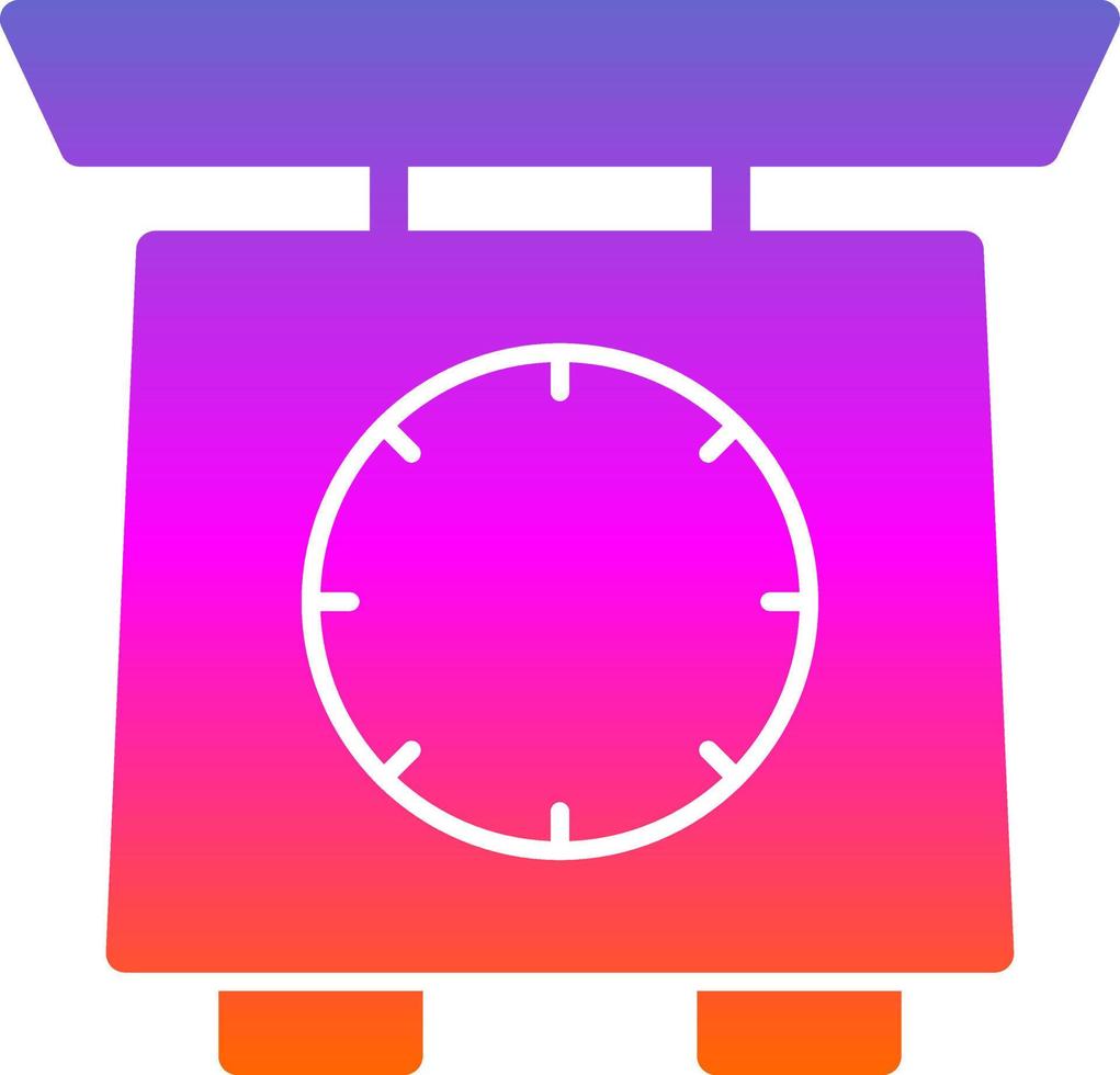 Food Scale Vector Icon Design