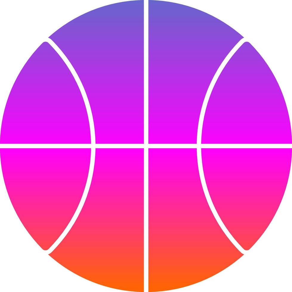 diseño de icono de vector de baloncesto