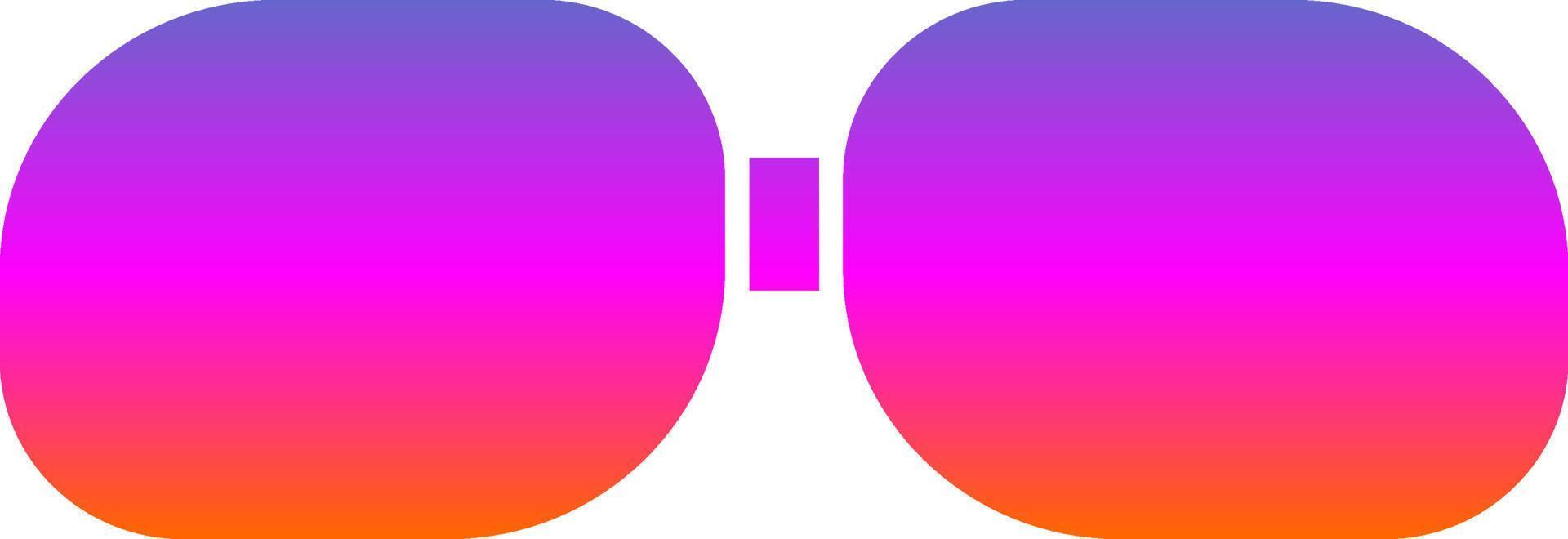 diseño de icono de vector de gafas de sol