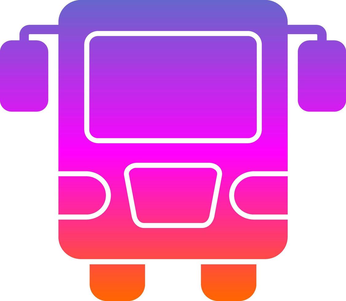 diseño de icono de vector de autobús