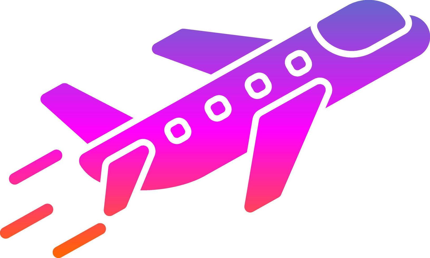 diseño de icono de vector de avión