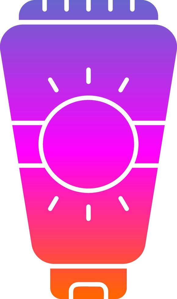 Suncream Vector Icon Design