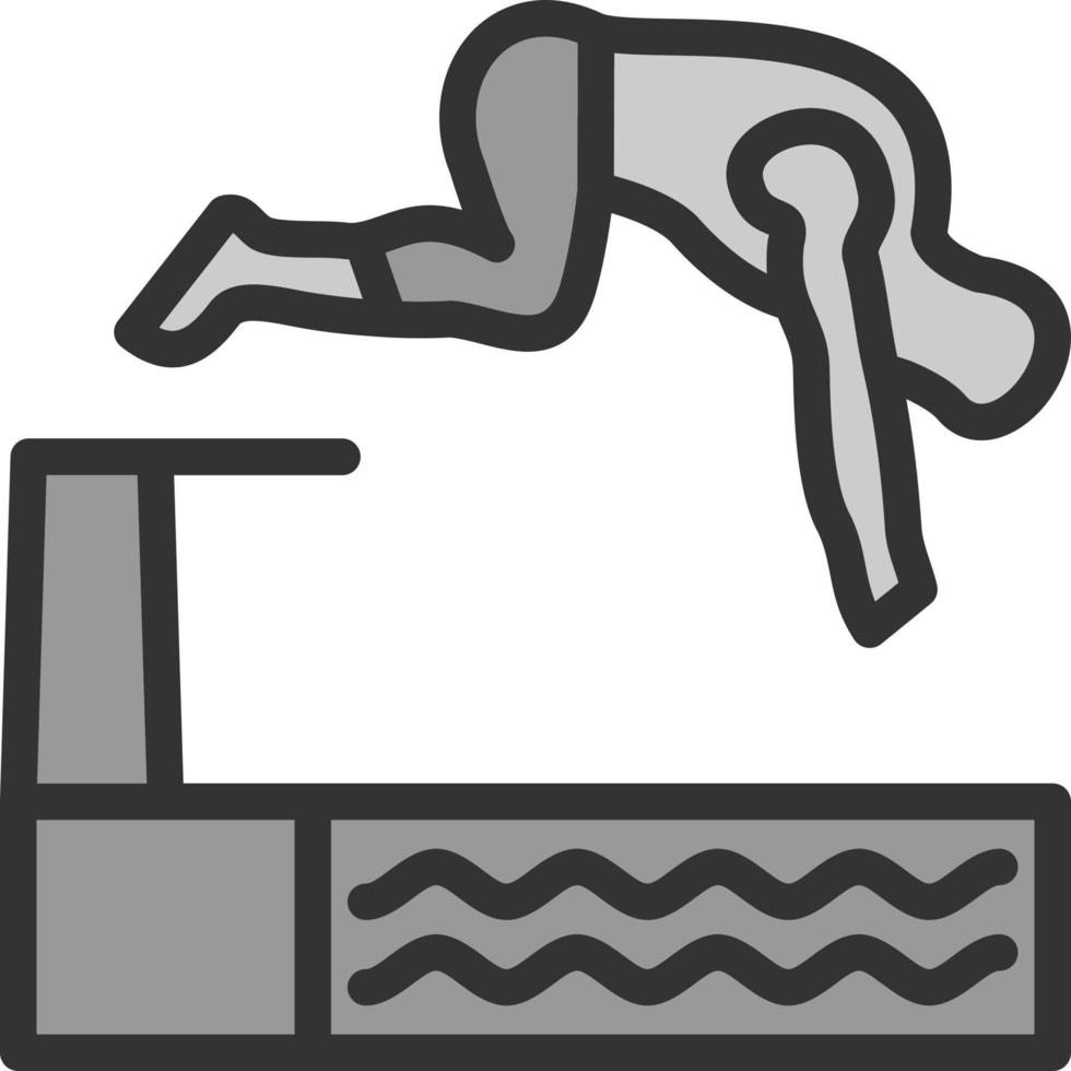 Jump Vector Icon Design