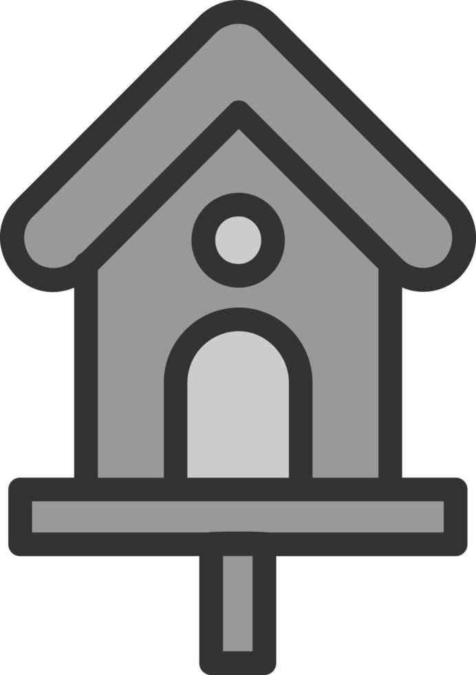 Bird House Vector Icon Design