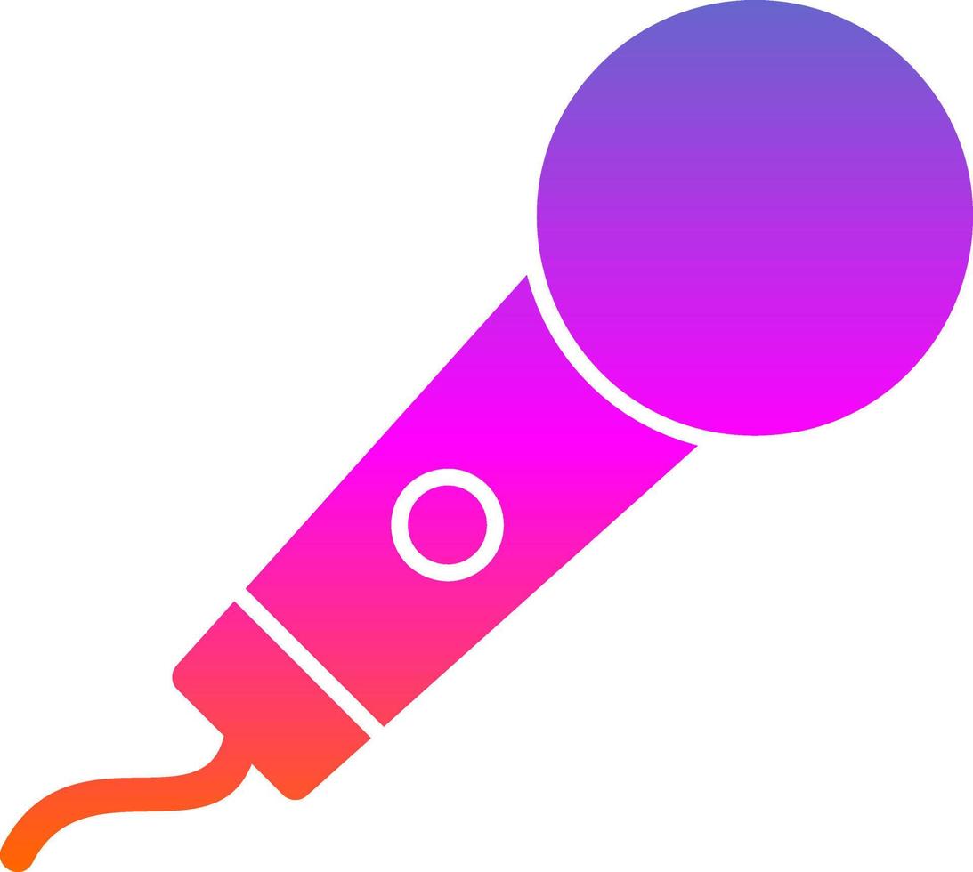 Mike Vector Icon Design