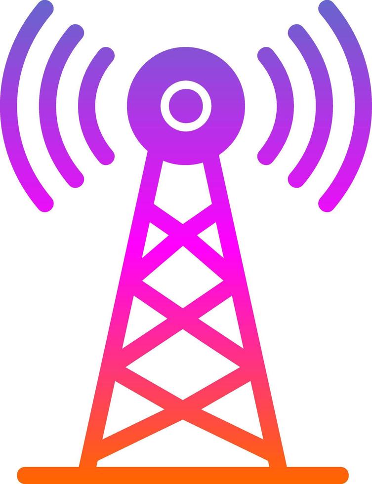 diseño de icono de vector de torre celular