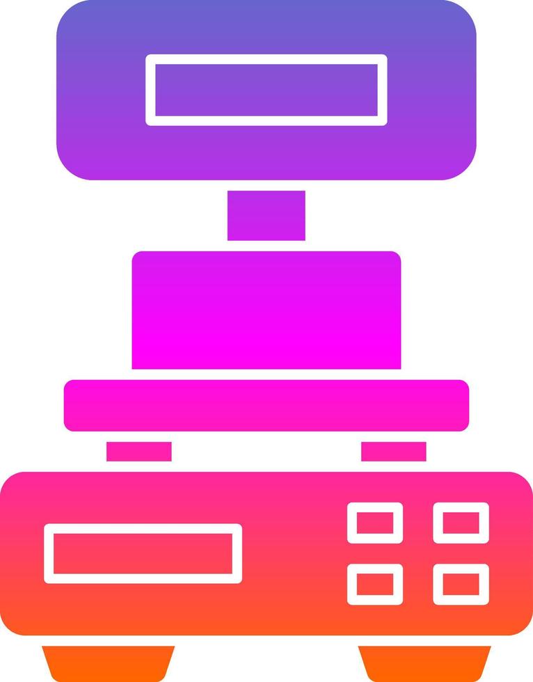 Weight Scale Vector Icon Design