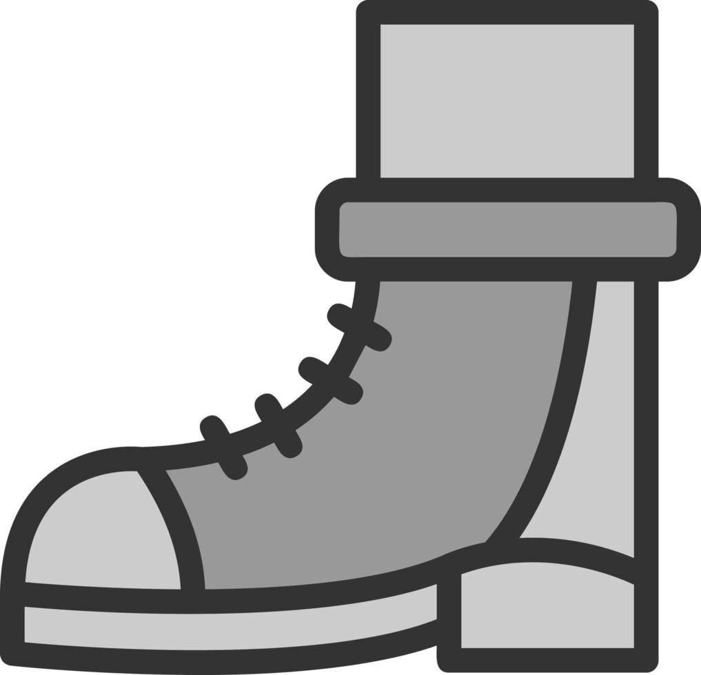 diseño de icono de vector de botas