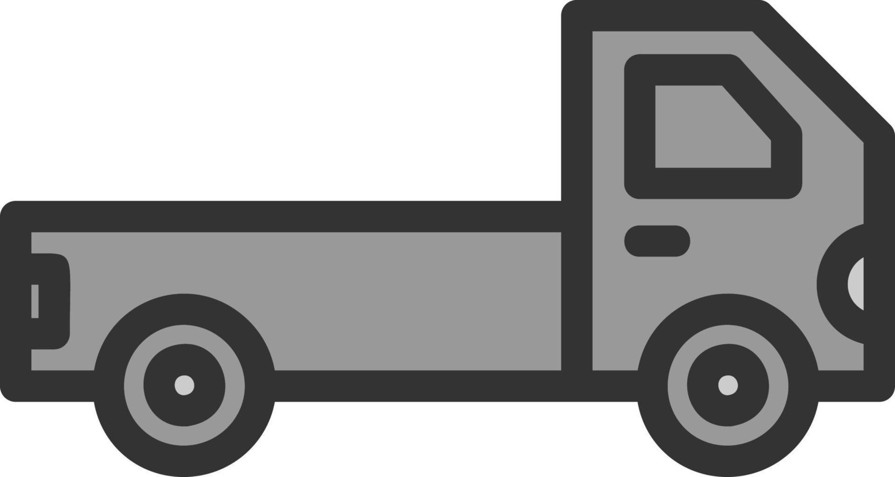Pickup Truck Vector Icon Design