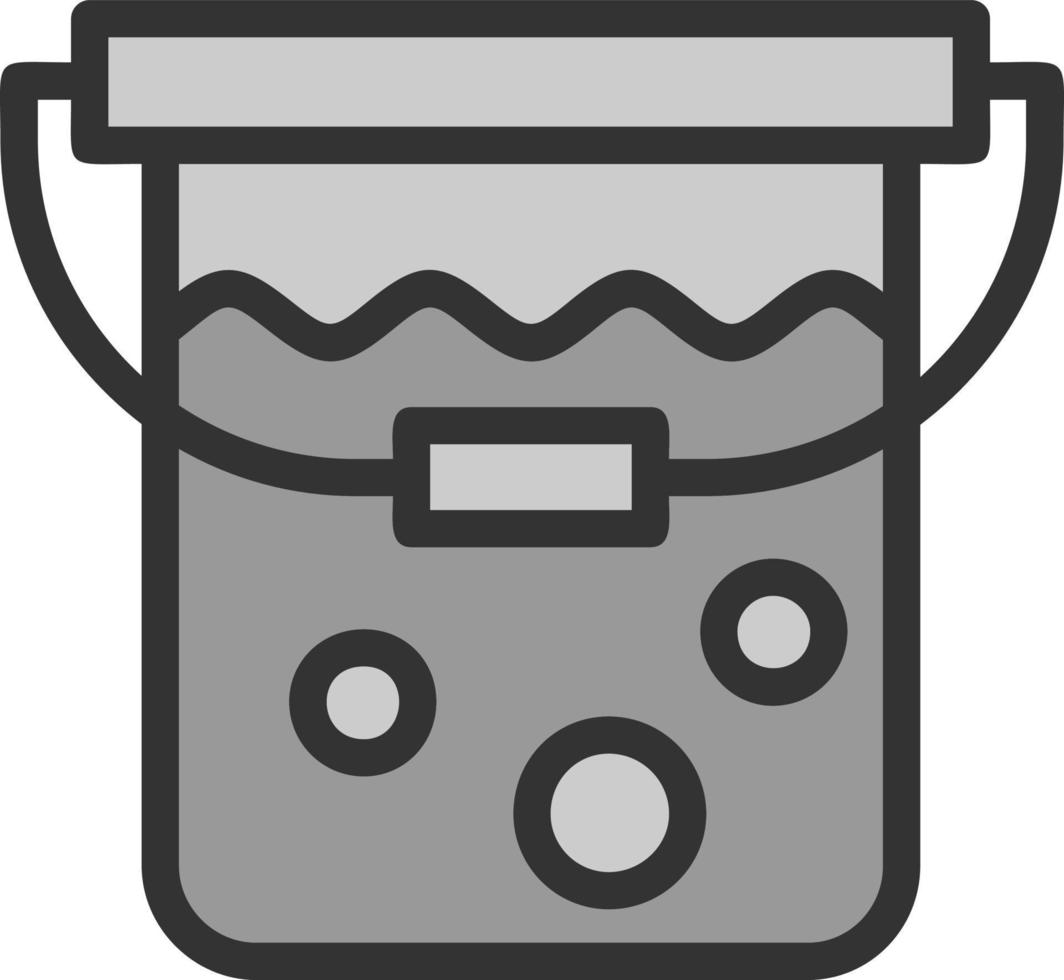 Bucket Vector Icon Design