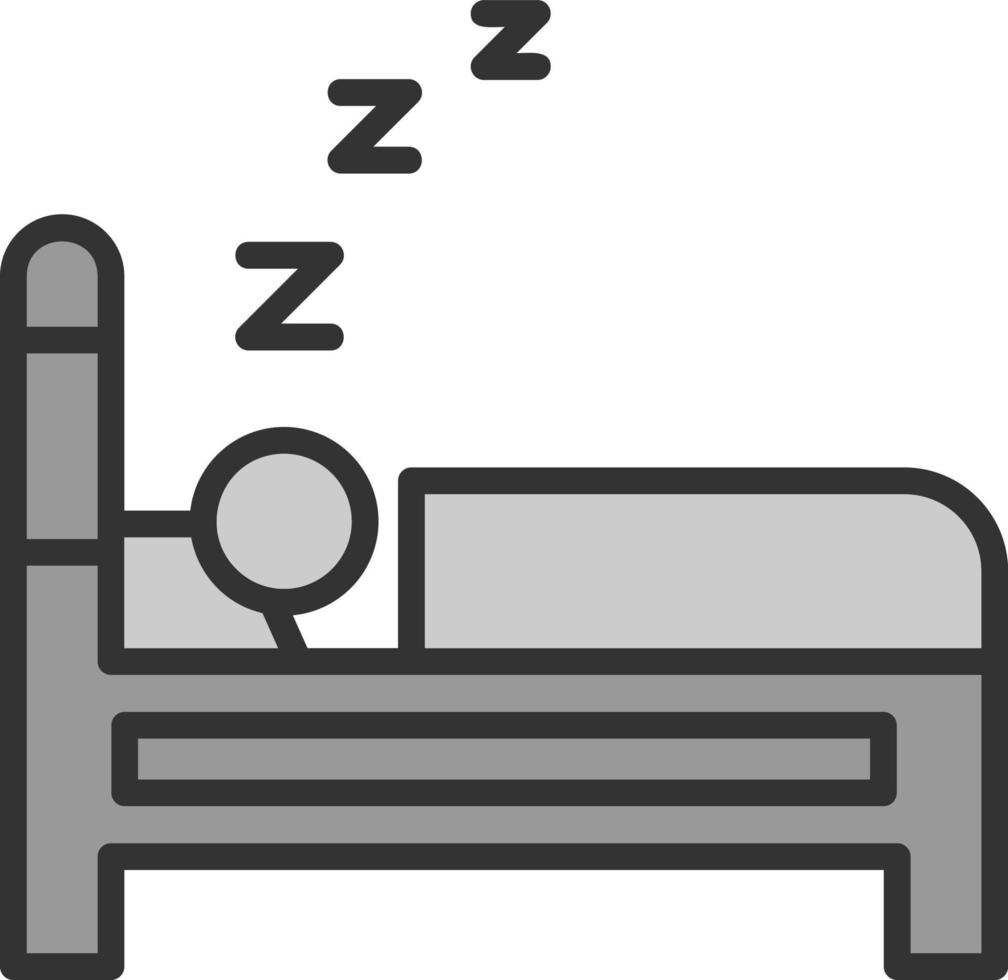 Sleeping Vector Icon Design