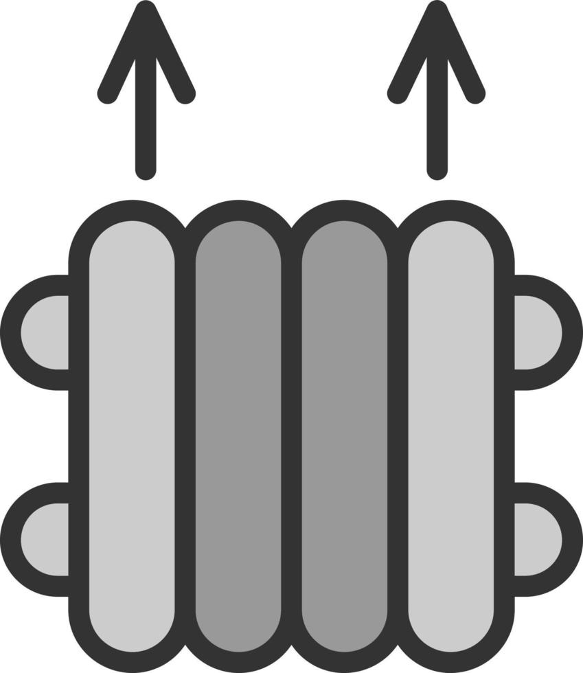 diseño de icono de vector de radiador